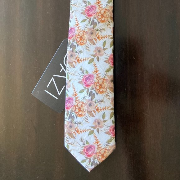 DAZI Other - DAZI Quicksand Roses Skinny Tie